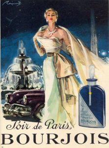 Реклама духов Soir De Paris от Bourjois