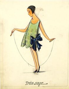 Эскиз детского платья Lanvin