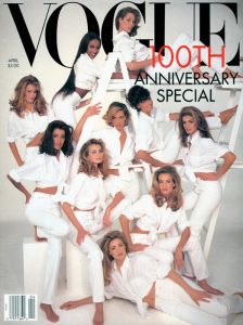Обложка Vogue 90-х