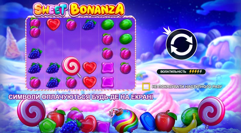Игрок слот Sweet Bonanza